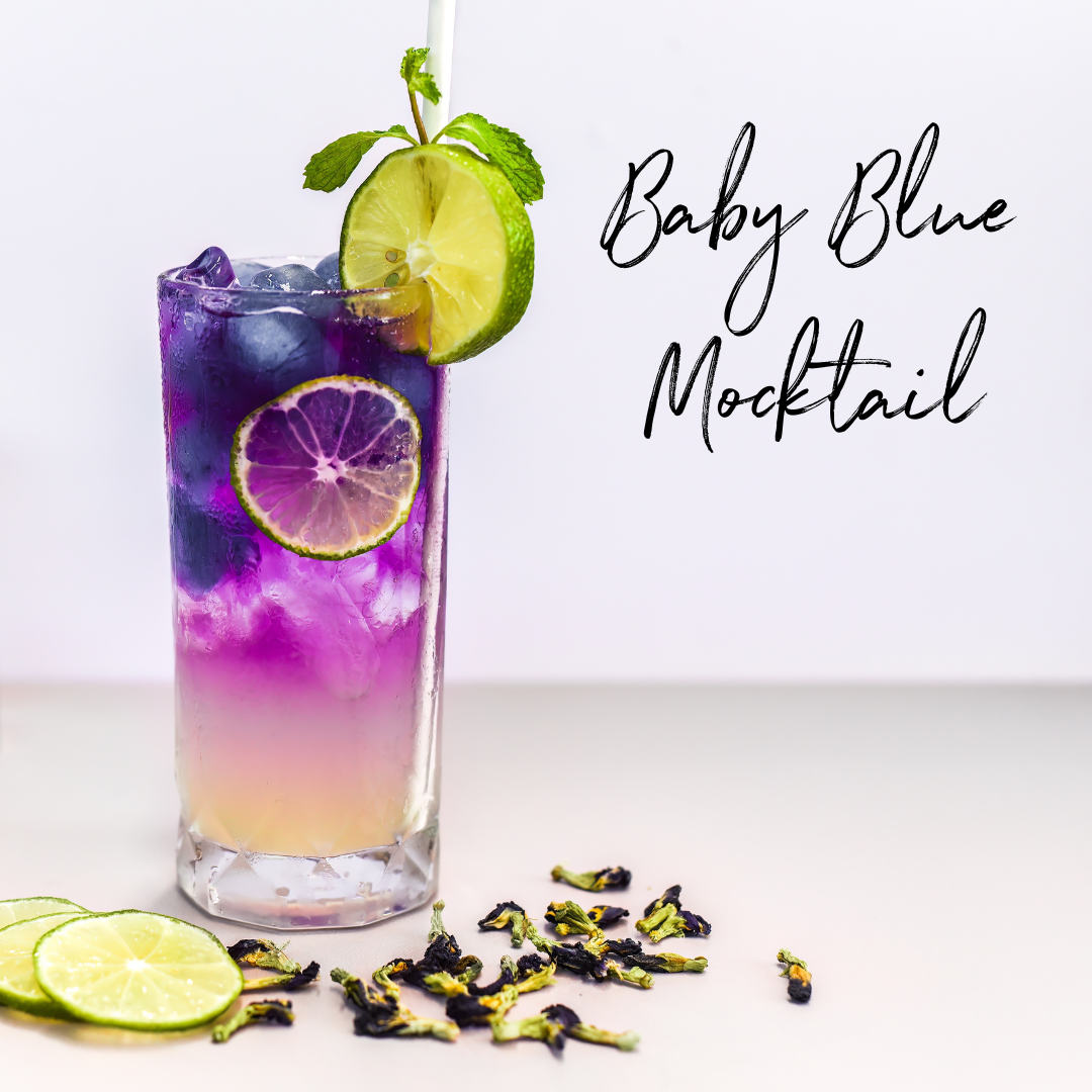 Baby Blue Mocktail